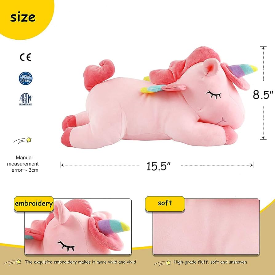 ユニコーン　特大ぬいぐるみ　ピンク色 Amazon.co.jp: Lanmore ユニコーンぬいぐるみ ジャイアント 43